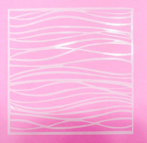 Embellishmentz - Zebra Strip Stencil